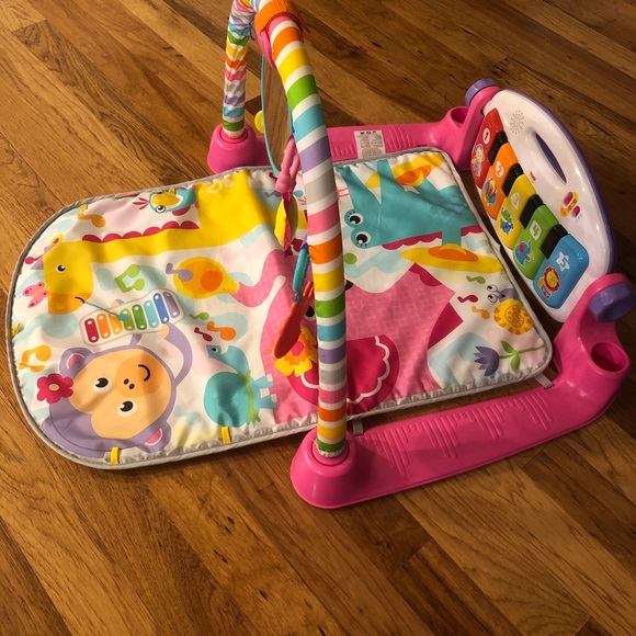fisher price pink piano mat